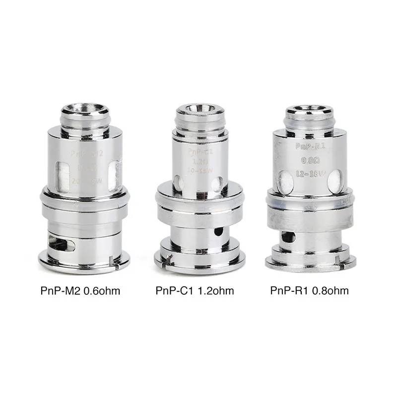 PnP VM1/VM2/VM3/VM4/VM5/VM6/TM1/M2 میش کوائل 0.3 0.45 0.6 0.2 Ohm برائے DRAG VINCI ARGUS Series Pod Vape Kit Atomizer Vaper