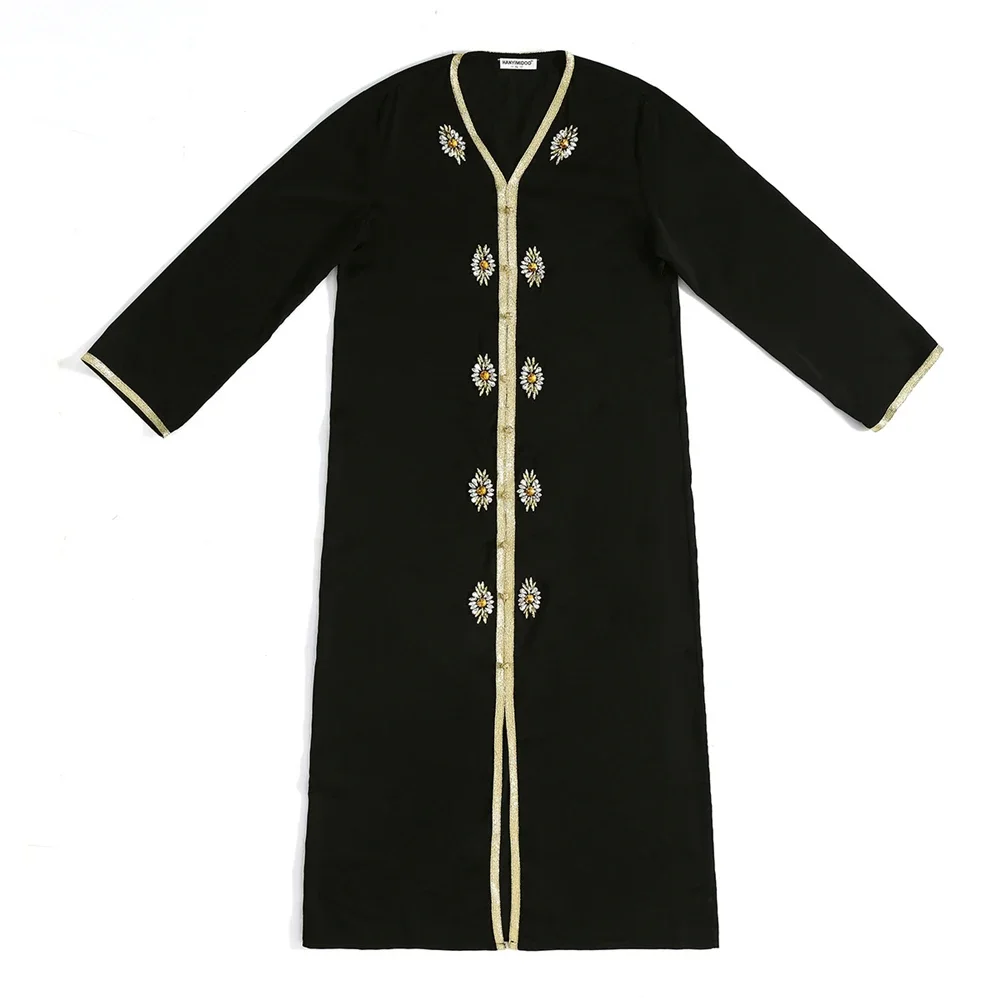 

Moroccan Evening Party Dresses for Women 2024 Fashion Muslim Dress Abaya Diamonds Kaftan Dubai Turkey Caftan Islam Clothing Robe