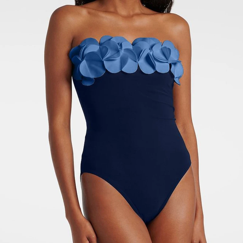 Sexy fleurs 2 pièces femmes Bikini ensemble maillot de bain body de luxe femme Push Up Floral taille haute Biquini maillot de bain tenue de plage