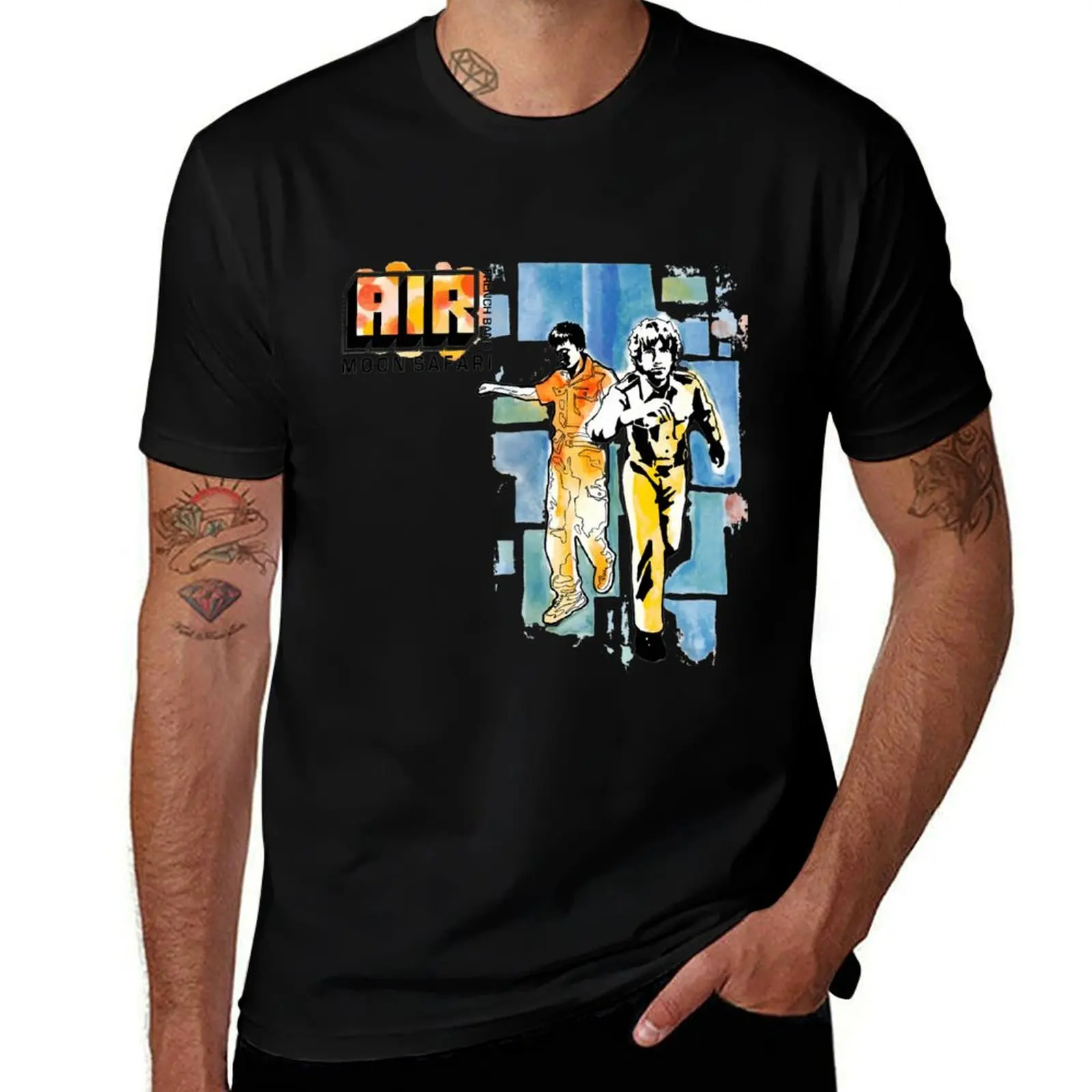 

Moon Safari T-Shirt cotton man t-shirts boys whites street wear hippie clothes fruit of the loom mens t shirts