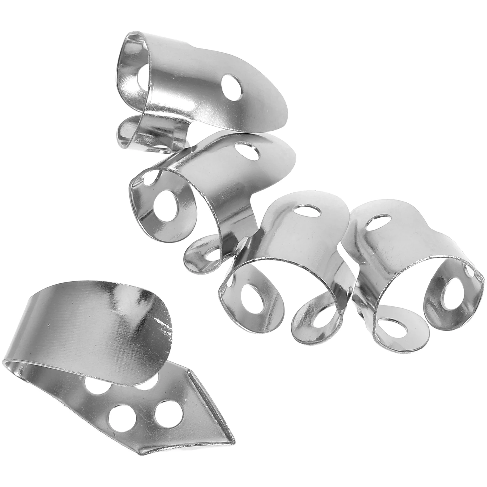 

Guitar Thumb Paddle Banjo Accessories Finger Picks for Bass Stainless Steel Electric Plectrums