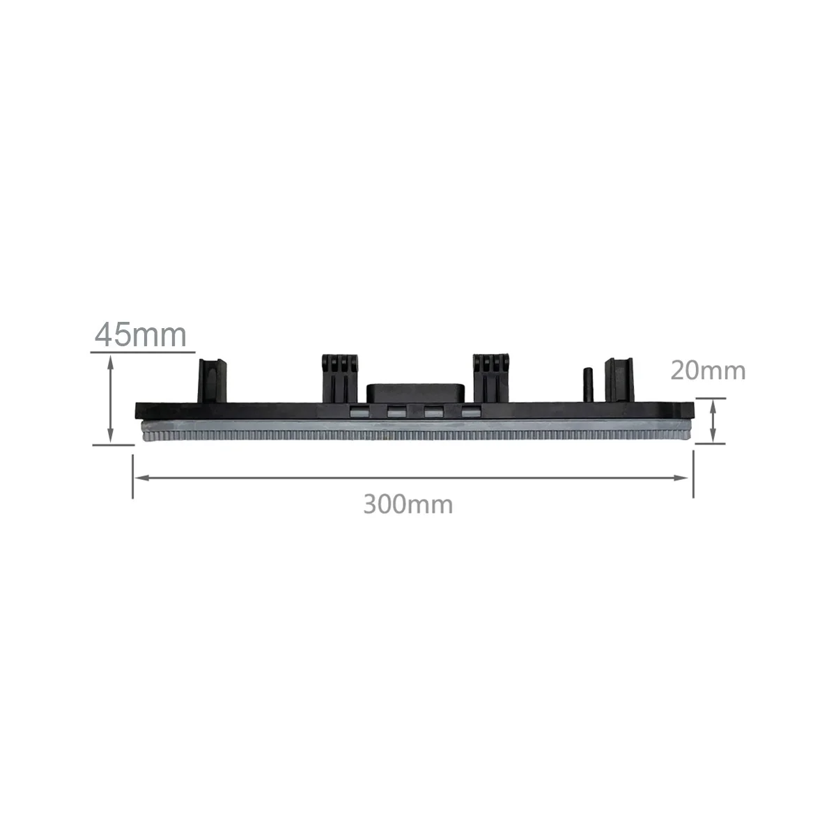 Oil Resistant Straight Squeegee,Rubber Squeegee Blades for Karcher BR 30/4C Cleaner