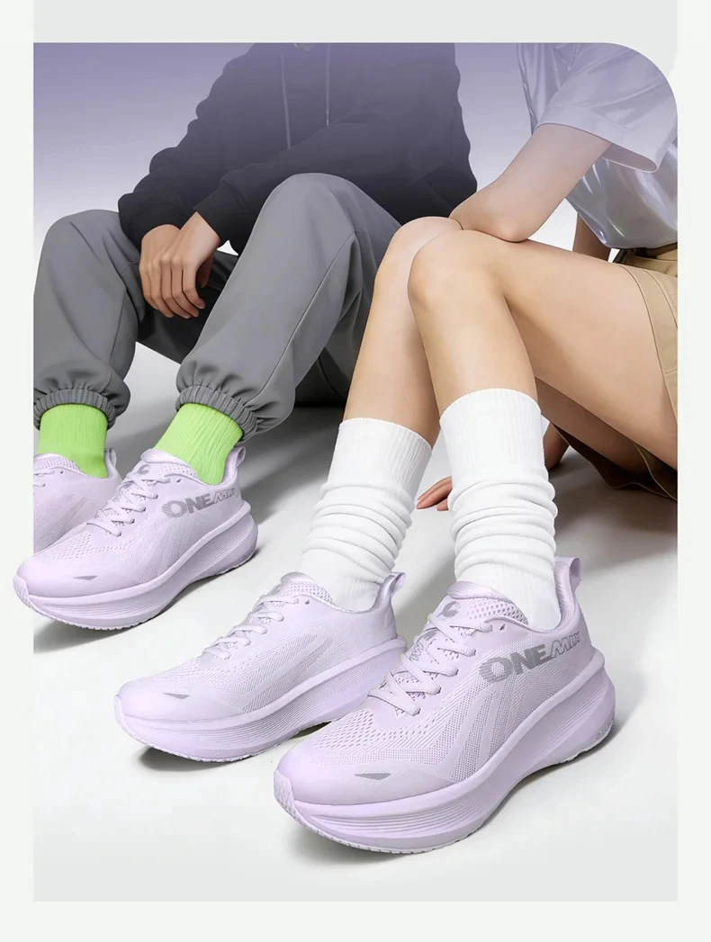 ONEMIX Neue Herren- und Damen-Sneaker für Pendler und Fitness, Atmungsaktive Mesh-Sportschuhe, Vielseitige Stoßdämpfende Laufschuhe – Detail 10