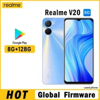 OPPO realme V20 5G Global firmware Unlocked 6.5 inch Dual SIM 8GB 128GB Main camera 13MP Used Phone