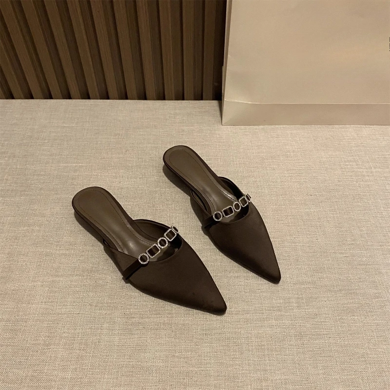 Low-heeled Suede High-end Women's Singles Shoes 2025 New Spring and Autumn French Temperament Gentle Mary Jane Shoes - view 5