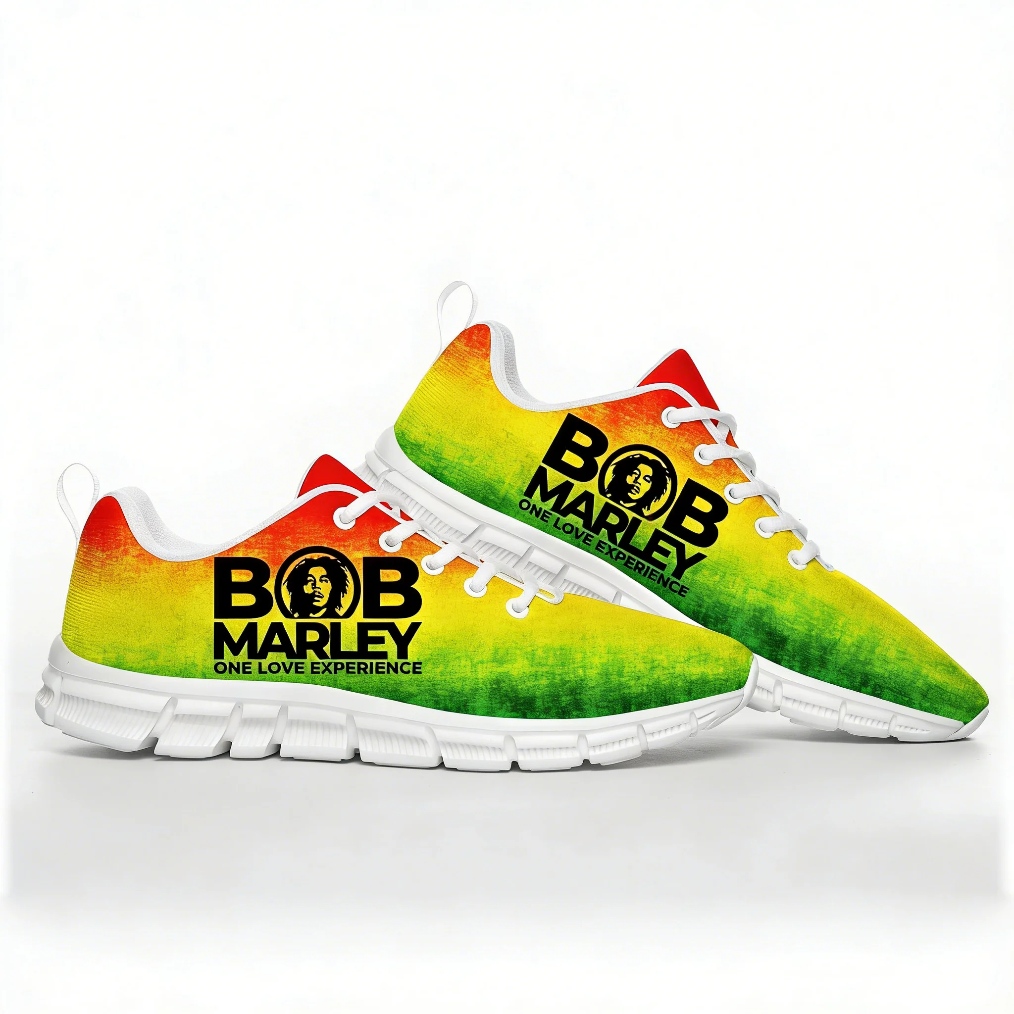 

Bob Marley Reggae Rasta Sports Shoes Mens Womens Teenager Sneakers Footwear Casual Custom Made Couple Shoes White