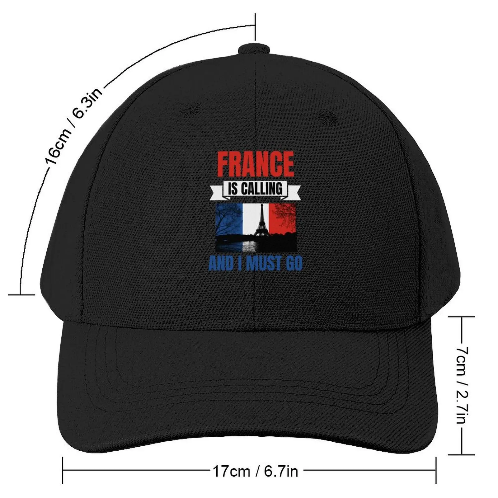 France Vacation Vibe Baseball Cap foam party Hat Hat Beach Ladies Men's