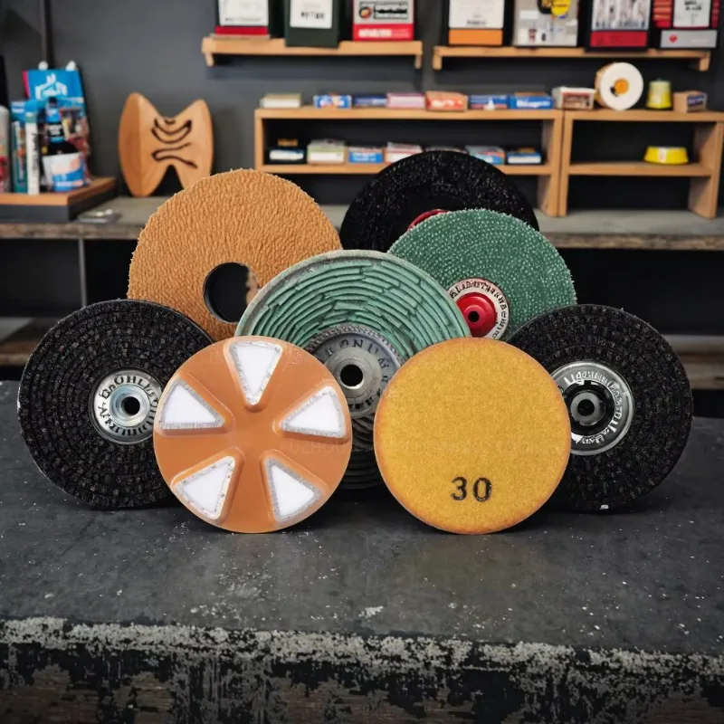 3 Inch Super Hard Concrete Surface Grinding Pads Resin Diamond Segment Abrasive Tools
