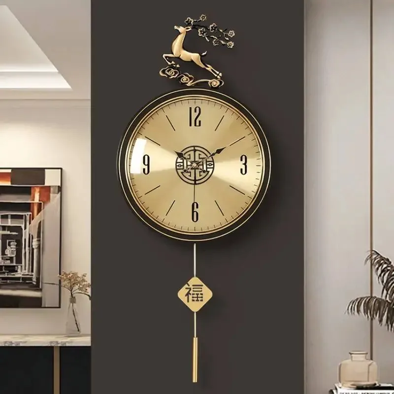 Premium Unique Wall Clocks Nordic High Quality Christmas House Wall Clocks Luxury Bedroom Design Reloj De Pared Decorations Home