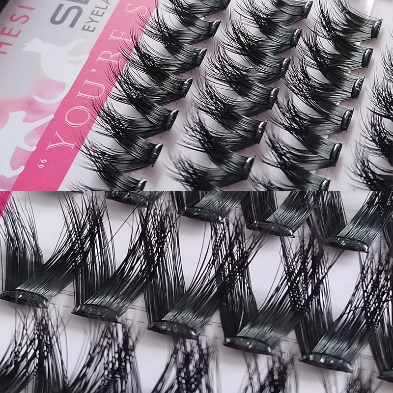 SEEDEW 3D en forme de V épais faux cils bricolage Extension de cils pas de colle besoin de cils vaporeux