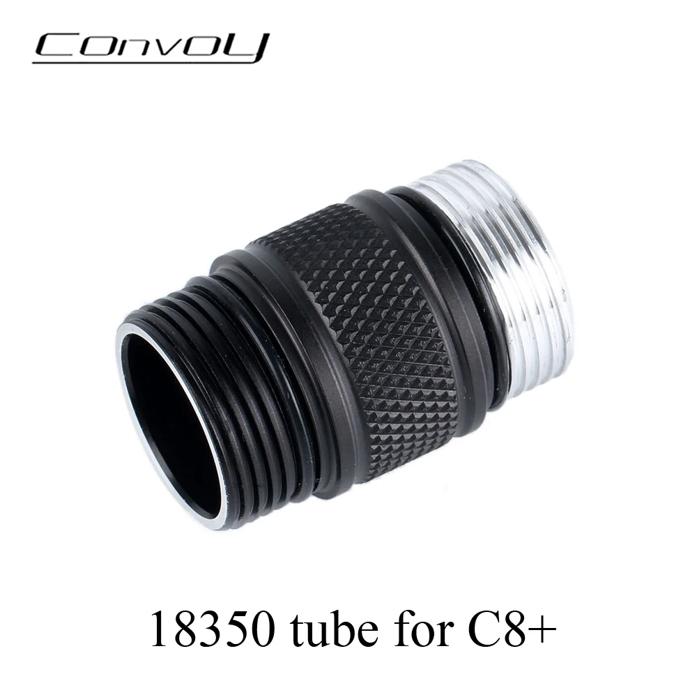 Convoy Black 18350 Tube for C8+ Flashlight