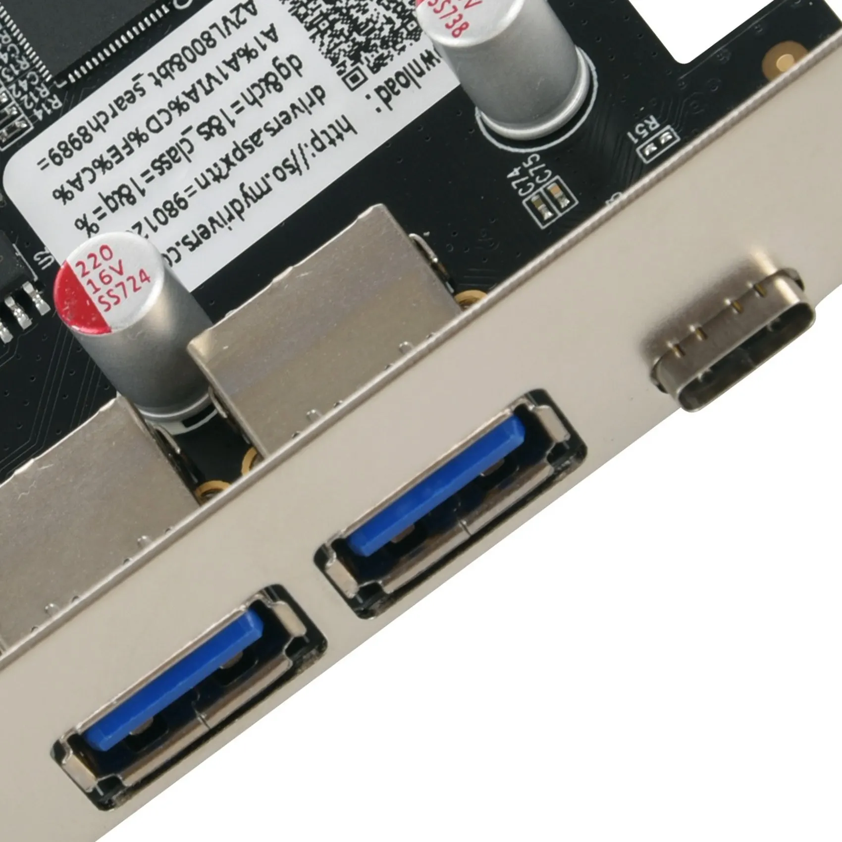 3X USB 3.1 Typ C PCIe-Erweiterungskarte PCI-E auf 1 Typ C und 2 Typ A 3.0 USB-Adapter PCI Express Controller Hub