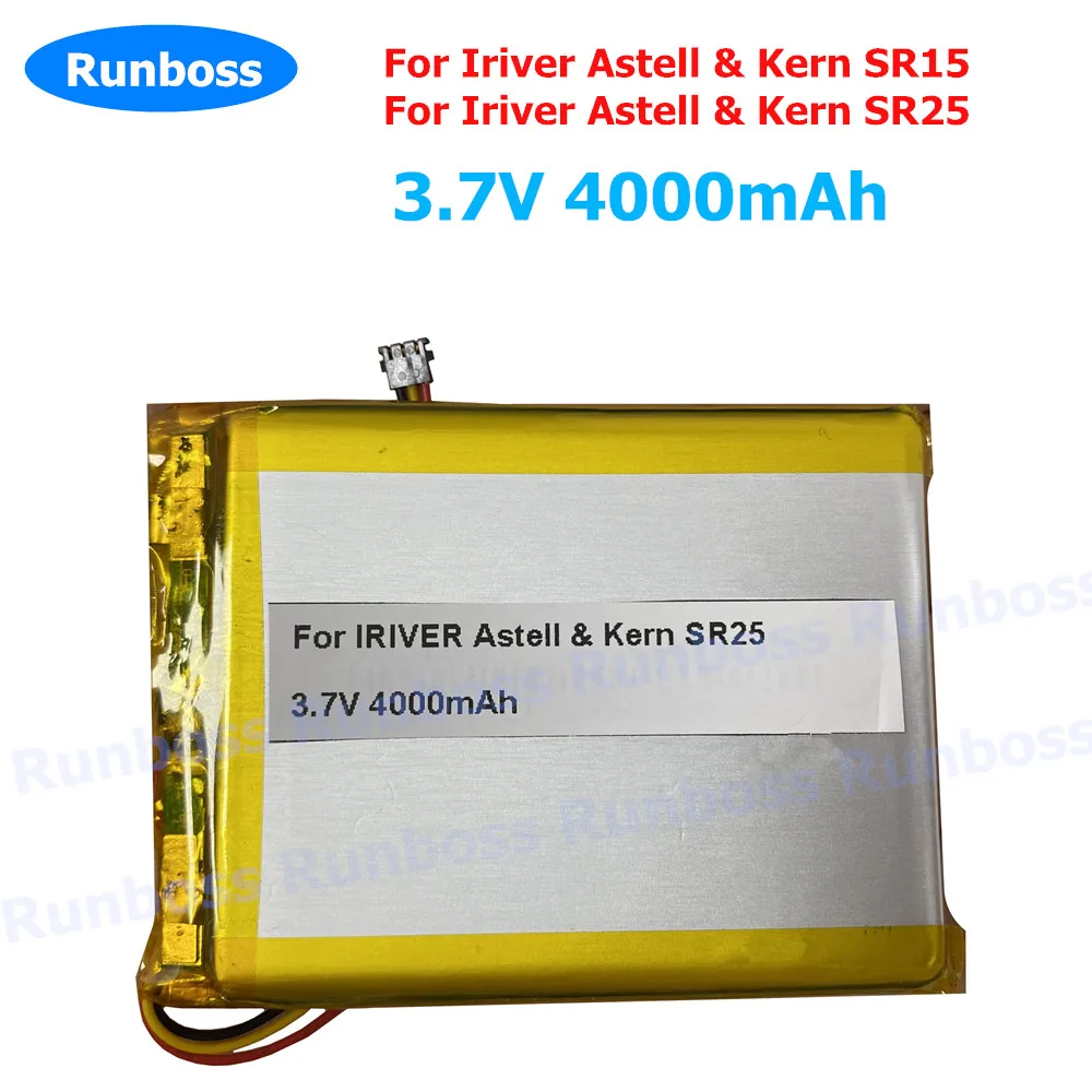 3.7V 4000mAh Replacement Battery For Iriver Astell & Kern SR15 SR25 PL685065 Li-po