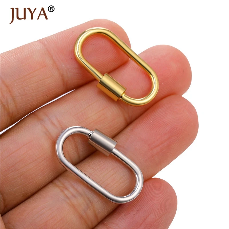 Juya DIY Accessories Jewellery Making Supplies for Necklace Bracelets Charms Clasps Chain Lock Hook keychain Jewelry  Materials