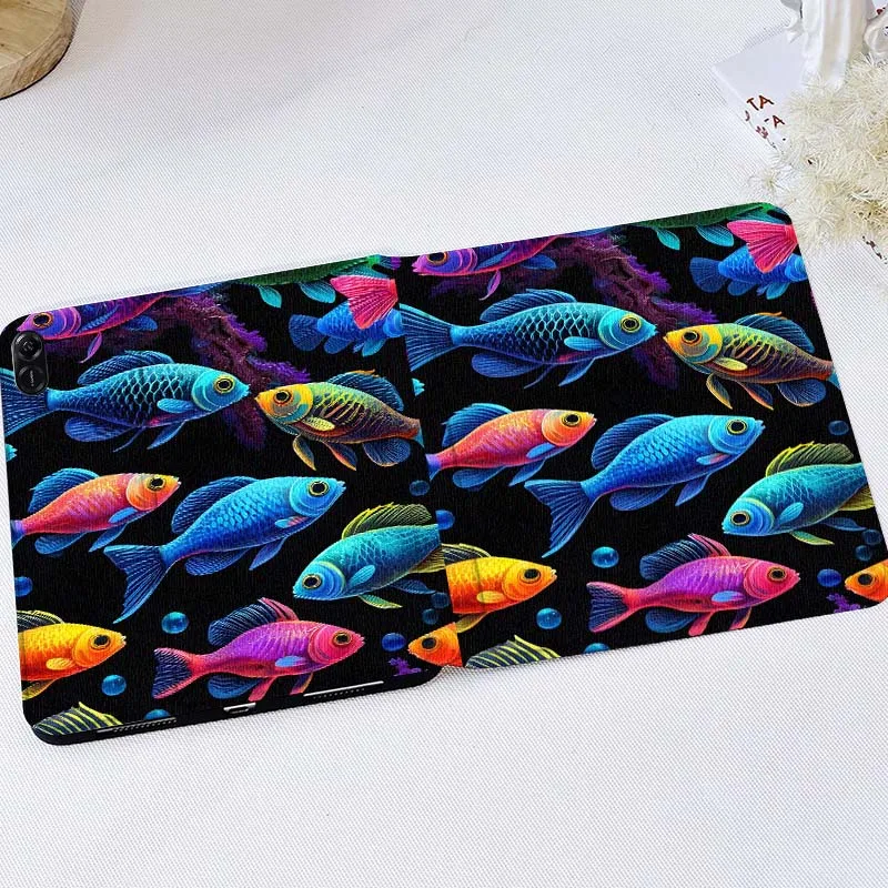 

Ocean Anime Fish Design For Huawei MatePad M5 T5 SE 11 Pro Honor Tab 5 V7 V8 X9 GT 10.1 10.8 Inch Tablet Case