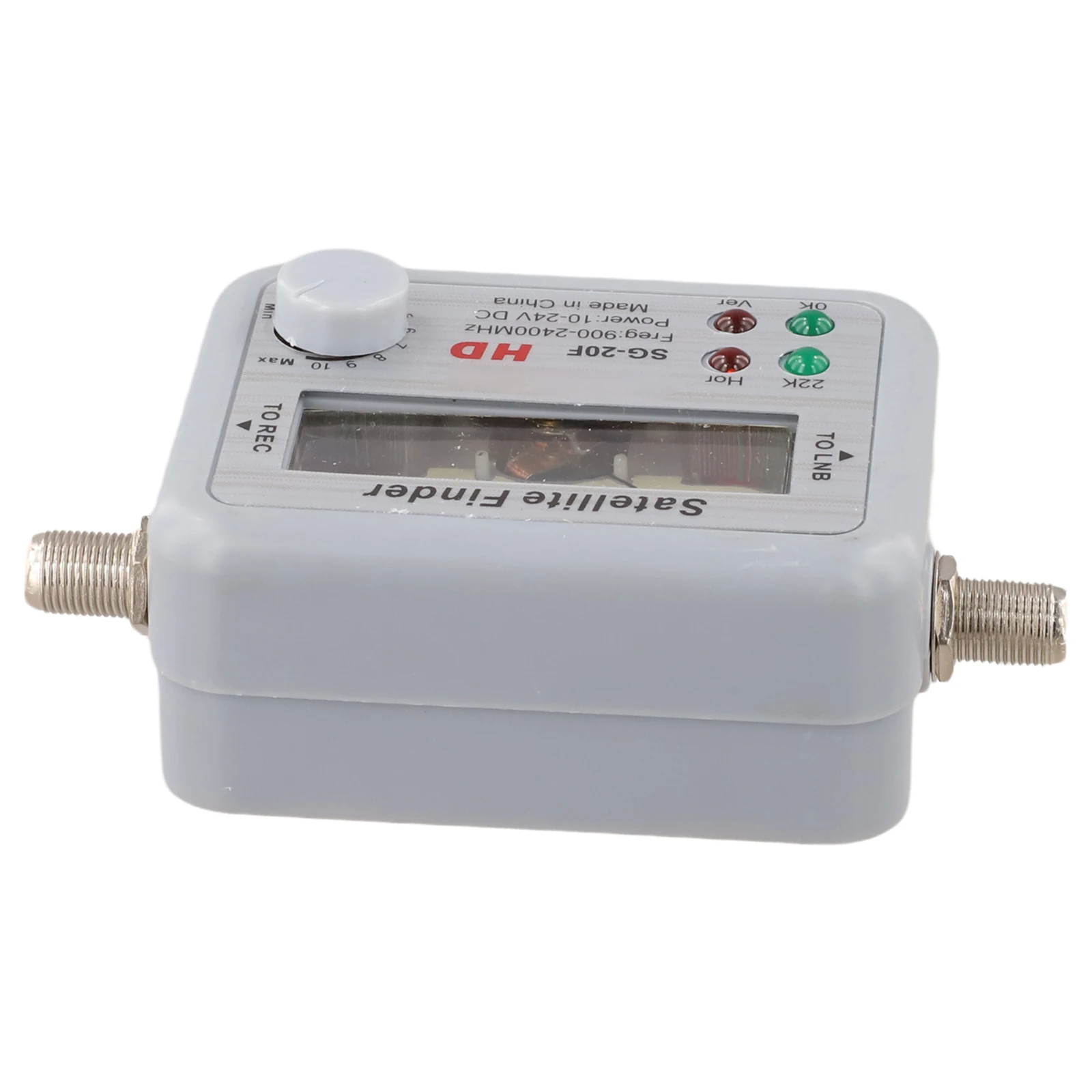 Digital Signal Meter for Satellite Dish Calibration Pocket Sized with Audio Tone Indicator and Illuminated Display