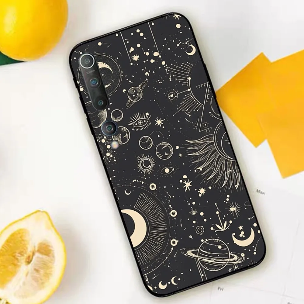 Sky Space Planet Moon Stars Phone Case For Xiaomi Mi 5X 8 9 10 11 12 lite pro 10T PocoX3pro PocoM3 Note 10 pro lite