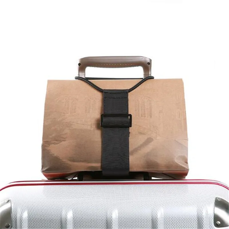 Elastische Verstelbare Bagageband Draagriem Bagage Bungee Bagage Riemen Koffer Riem Reizen Beveiliging Handbagage Riemen