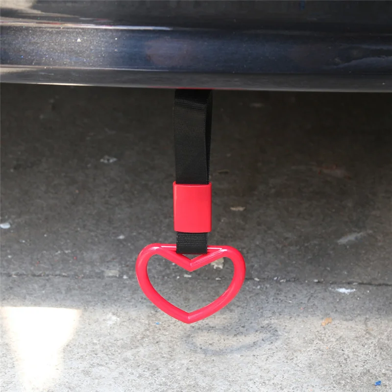 Heart Ring Handle Hang Ring Subway Train Bus Handle Hand Strap Drift for Car Interior Pendant Decoration Gifts