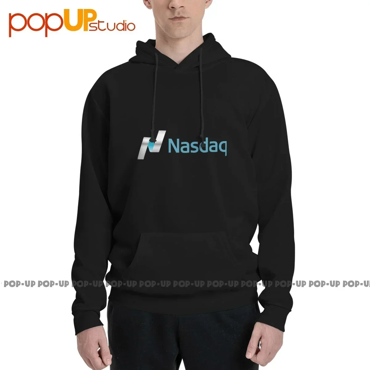 Nasdaq Logo Stock Market Investor Trader Hoodie Sweatshirts Hoodies Seltene Retro Hip Hop Bequem