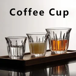 Heat Resistant Glass Cup Transparent Handheld Coffee Latte Cappuccino Mug Whiskey Tea Milk Beer Cocktail Cup for Bar Accessories