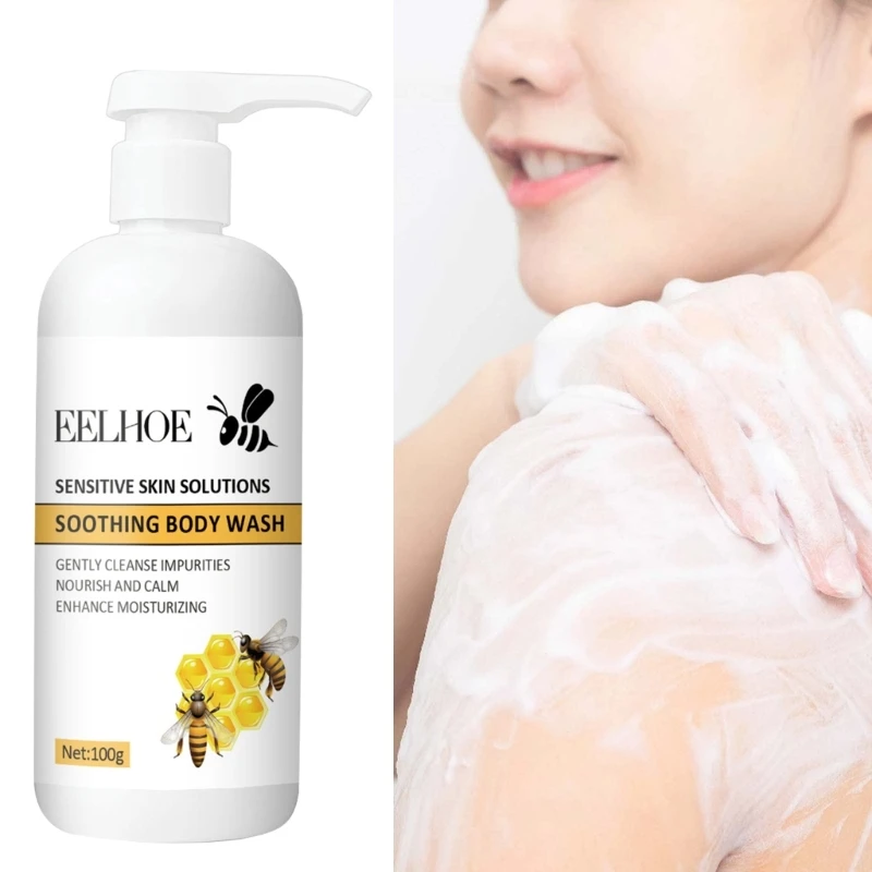 Honeys Shower Gel Moisturizing Women Body Wash Remove Greasy Whitening Repair Body Cleansers Daily Shower Gel