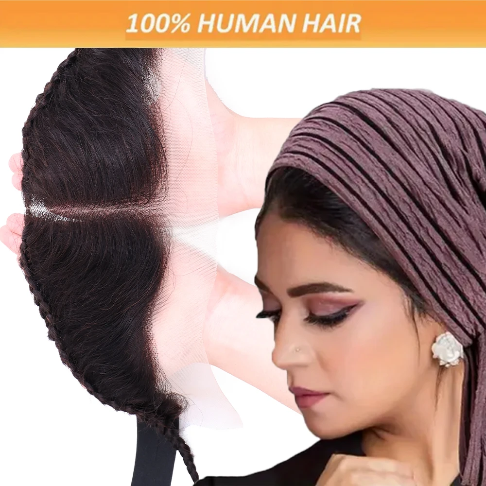 

12inch 13x4 Transparent Lace Frontal with Braids 100% Brazilian Remy Human Hair Wig Straight Hair Wig with Baby Hair for Women