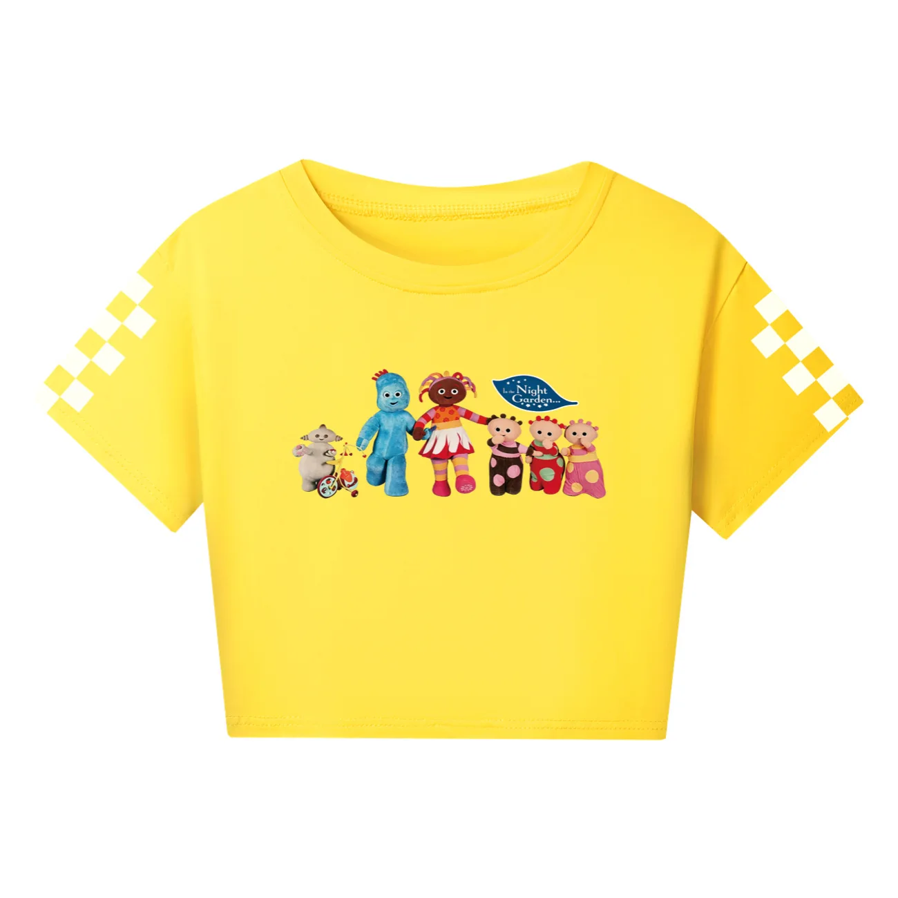 In The Night Garden Tshirt Kids Cartoon Upsy Daisy Makka Pakka Clothes Baby Girls Loose Short Sleeve Tops Boys Summer Clothing