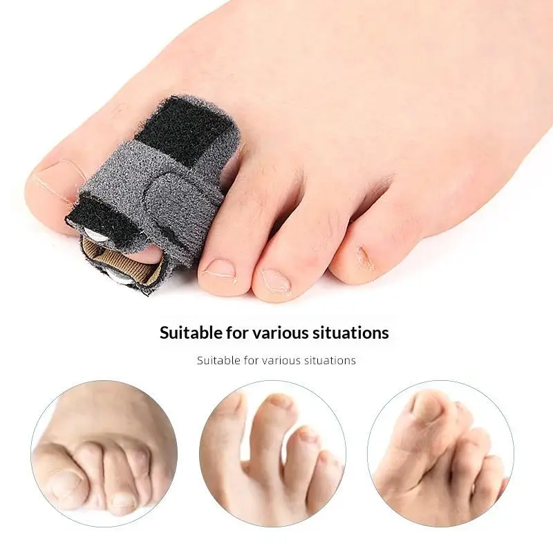 Toe Splint Foot Care Tool Corrector Straightener Hammertoe Brace Wrap Cover Broken Professional Kit Supplies Essential Care