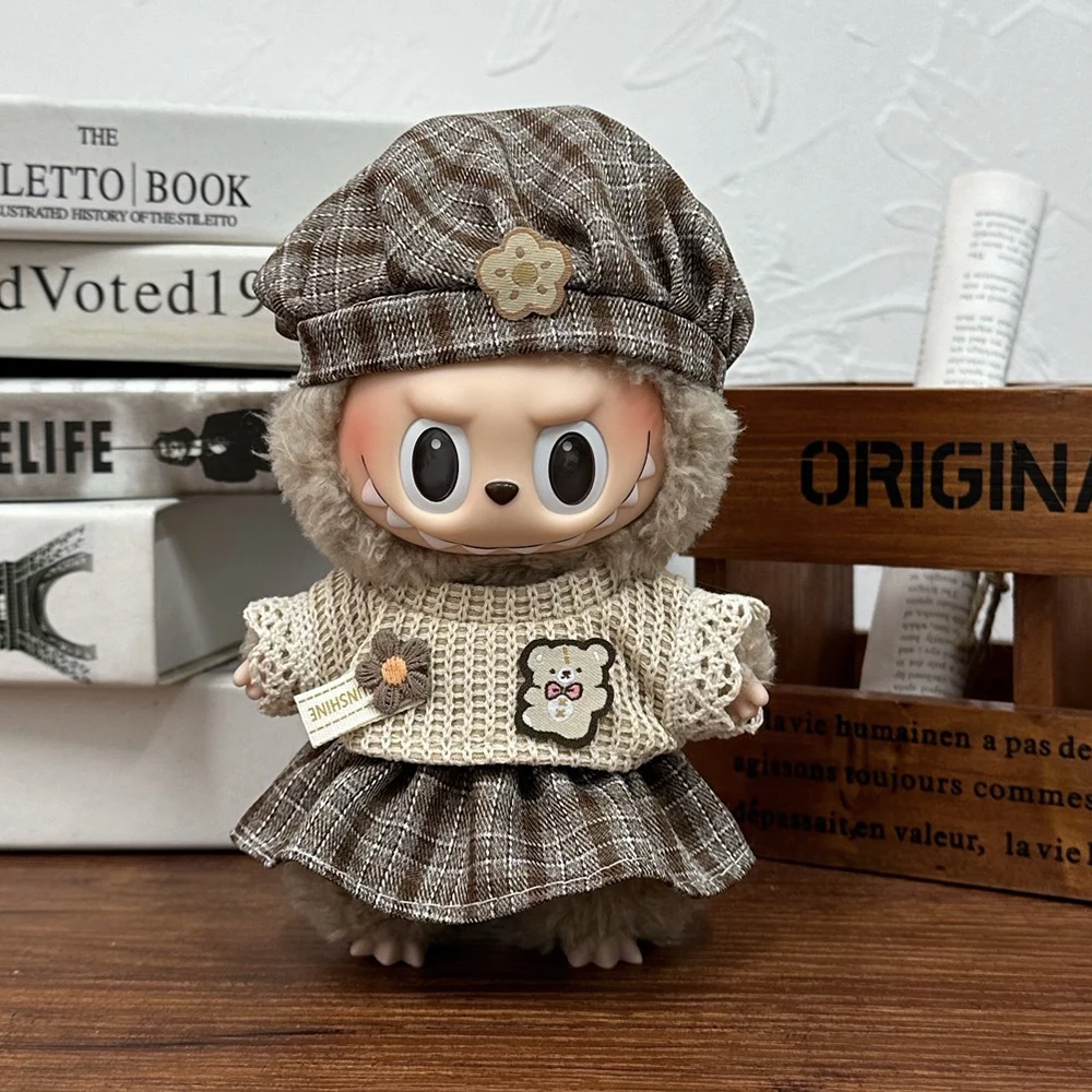 

Mini Cute Doll Labubu Clothing Set Accessories Labubu Clothing Hat Set Clothing