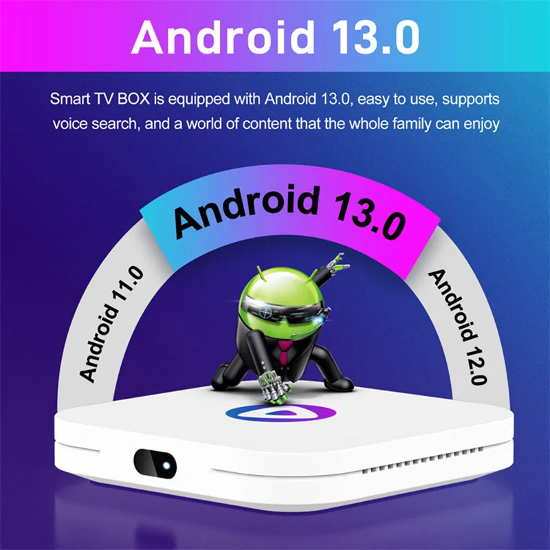 H96 MAX M1 Android 13 Smart TV Box RK3528 4G 64G 8K 2.4G e 5G Wifi BT4.0 Google Voice Media Player Set Top Box