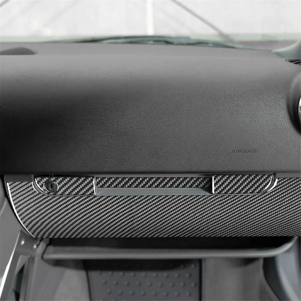 

Carbon Fiber for Audi TT 8N 2001-2006 Car Glove Box Panel Cover Trim Decals Sticker Interior Accessories