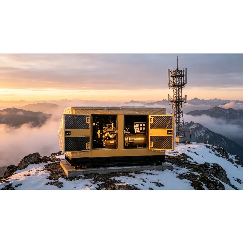 Customized Diesel Generator Set 5KW 240V 50HZ Generator Sets Green Silence Box and 10KW 400V 50HZ White Silence Box for Poland
