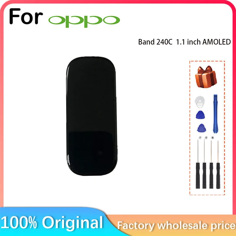ل ممن لهم الفرقة سوار ذكي شاشة LCD إصلاح شاشة تعمل باللمس ، ومناسبة ل ممن لهم الفرقة 240C شاشة LCD 1.1 بوصة AMOLED