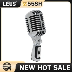 LEUS LAC50 - 55SH Professional Wired Vintage Classic Microphone Dynamic Vocal Mic Microphone For Live Performance Karaoke