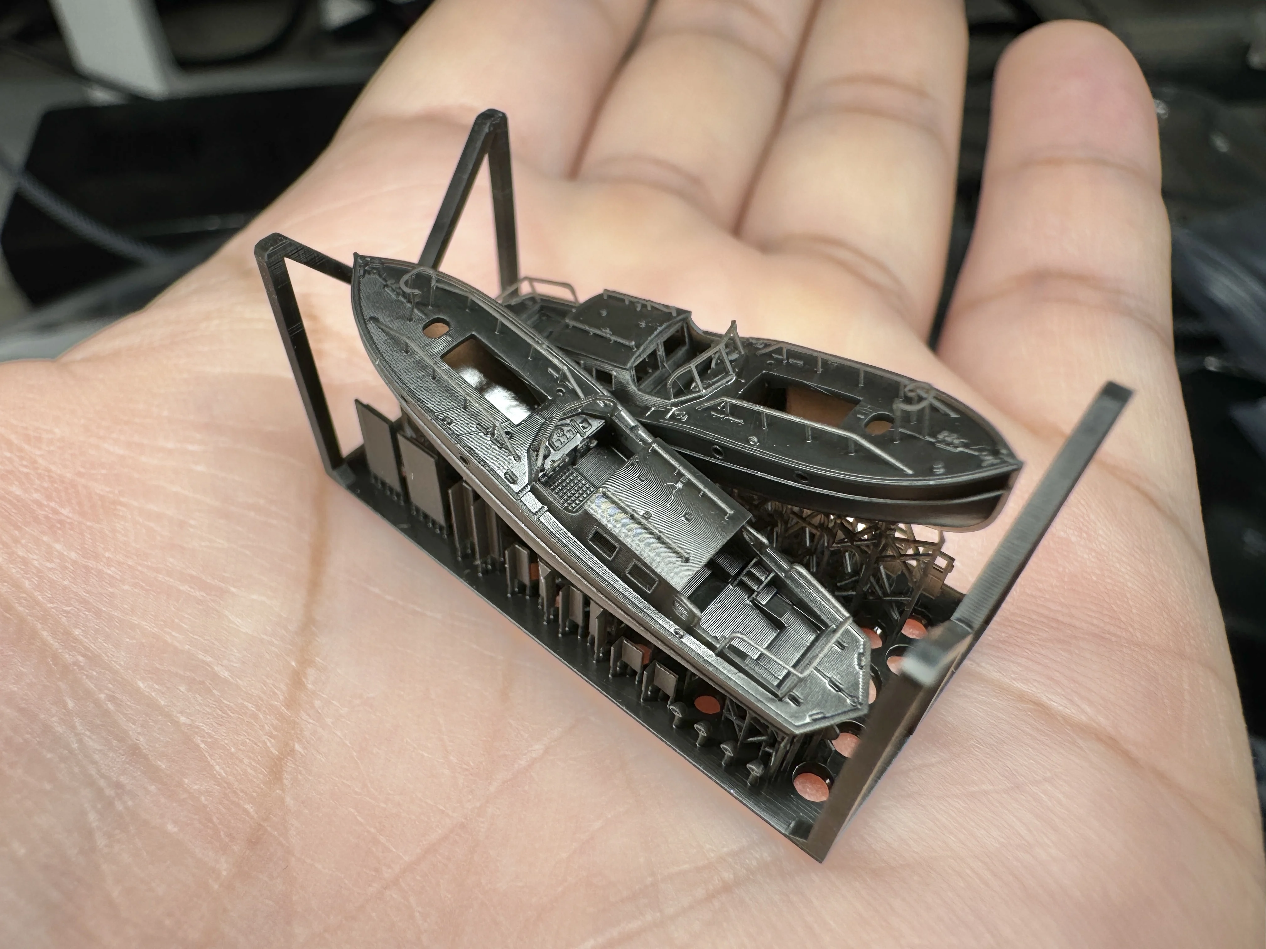 MUYI MODEL STUDIO 1/350 G350032 KRIEGSMARINE ADMIRAL'S BOAT(TYPE A) 3Dプリントキット