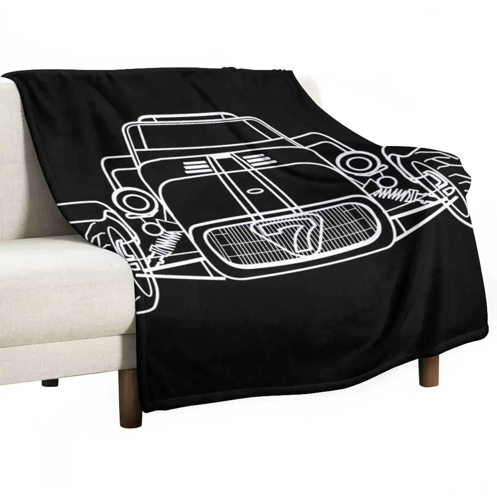 Caterham Super 7 Throw Blanket Comforter Single Luxury St Flannel Fabric Blankets