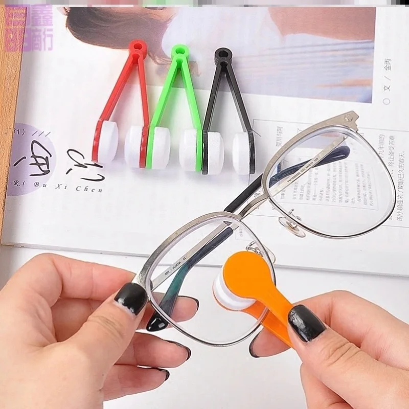 5pcs Portable Multifunctional Glasses Cleaning Brushes, Soft Microfiber Cleaning Cloth, Scratch-free Lens Cleaner