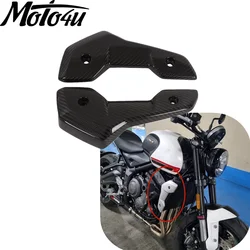 Carbon Fiber Radiator Side Protector Covers For Triumph Trident 660 2021 2022 2023