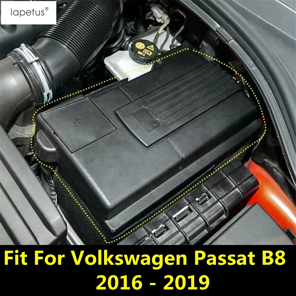 

Car Electrode Engine Battery Positive Negative Anode Cover Protection Dustproof Accessories For Volkswagen Passat B8 2016 - 2019