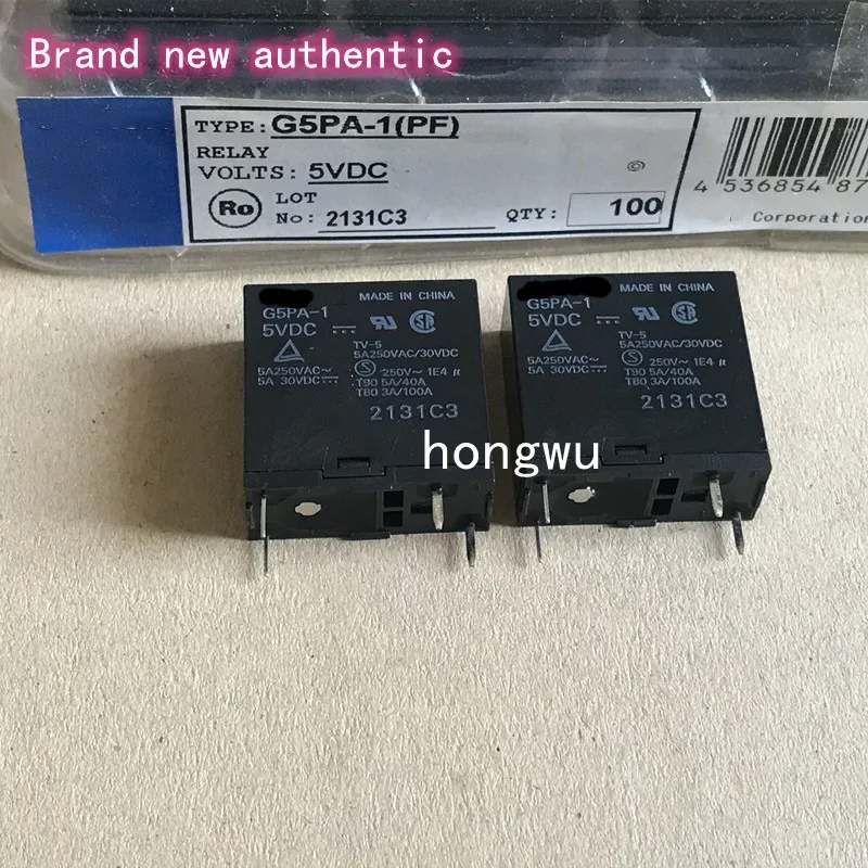

100% Original New 1PCS/ G5PA-1-5VDC relay 5A 4pins