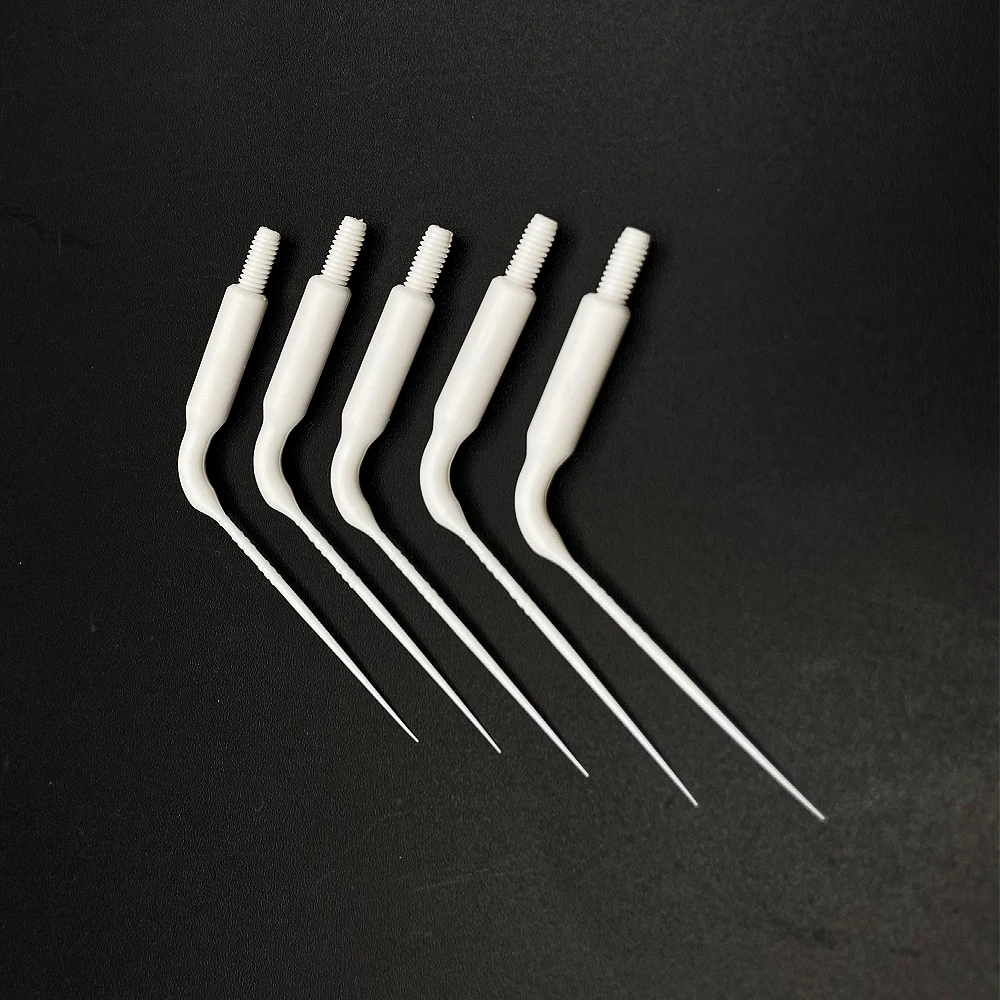 5 Pcs Dental Plastic Sonic Endo Irrigation Tips Powered For Dentist Air Scaler Handpiece Dentistry Material Dental Products