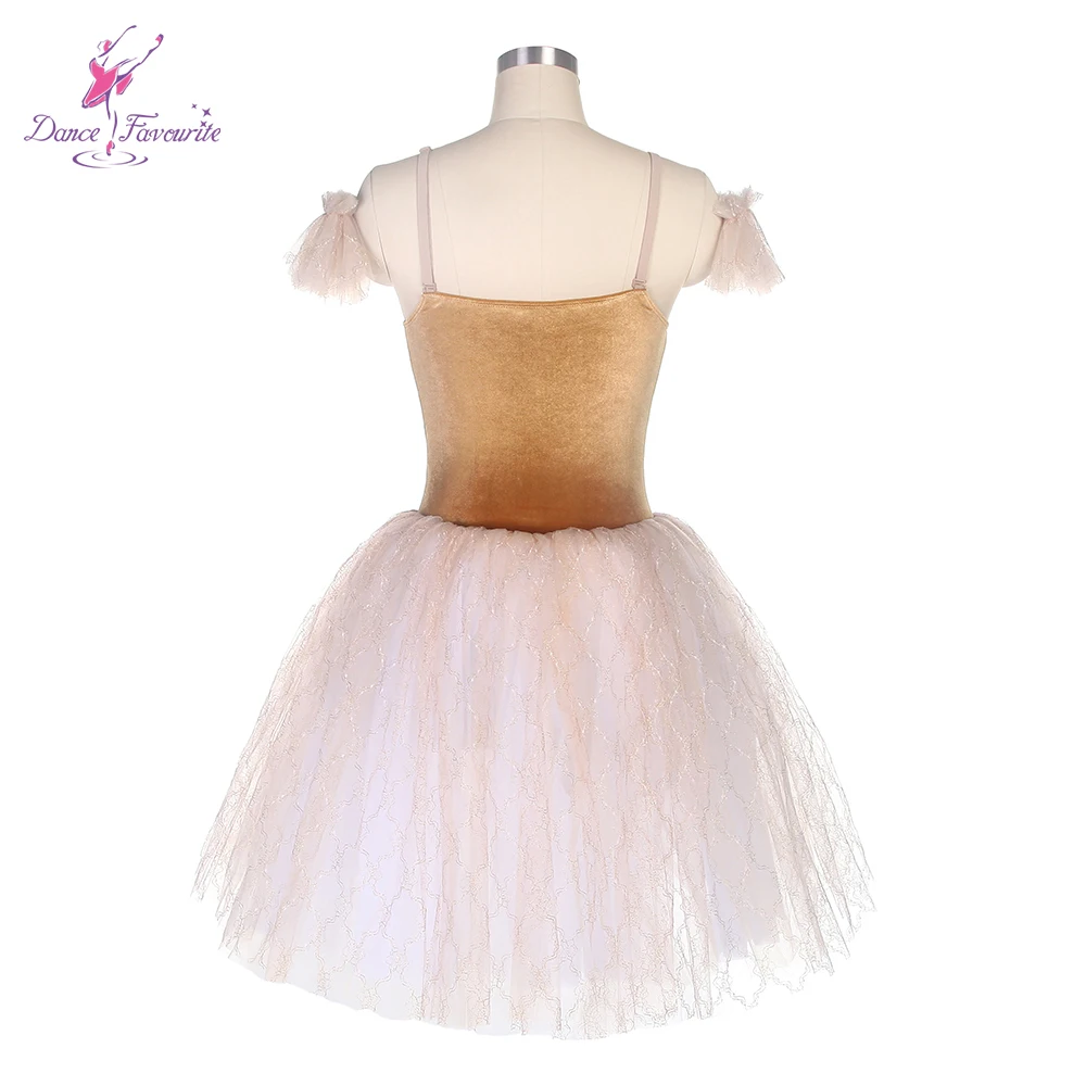 Dance Favourite Ballet Tutus 20159 brown velvet bodice mid length Romantic tutu stage performance dance costume