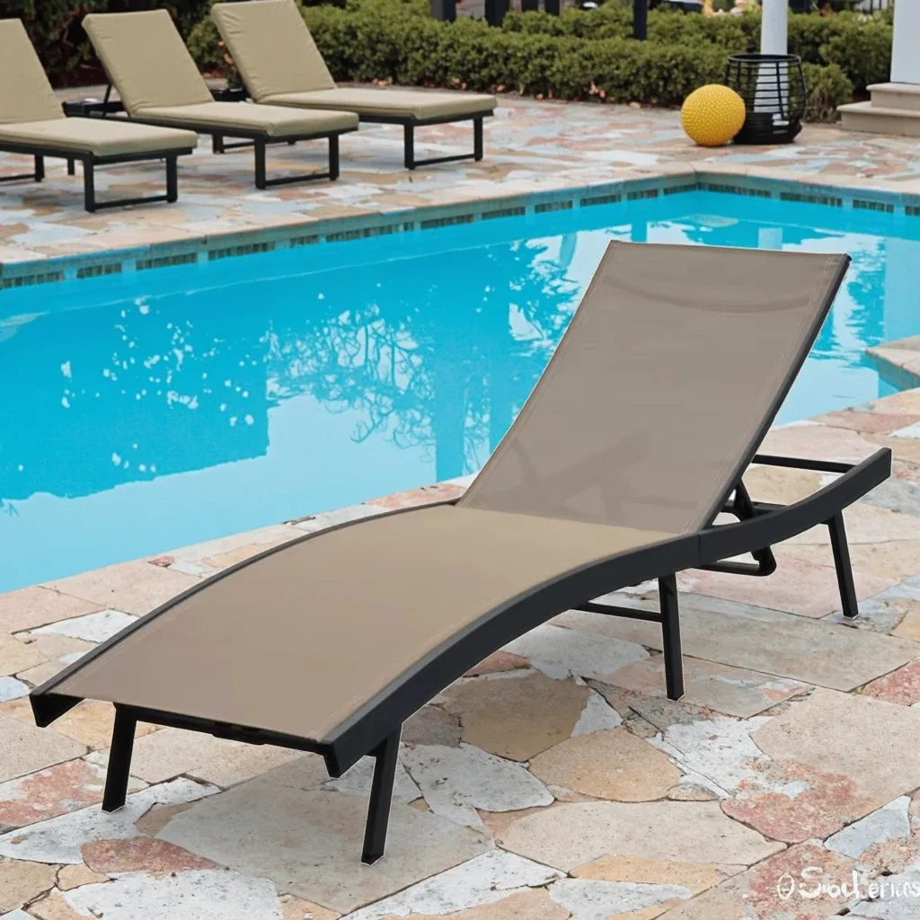 Wholesale Sun Loungers Luxurious Outdoor Sunbed Beach Chair Pool Lounge Chair for Poolside Leisure Durable Outdoor Recliner
