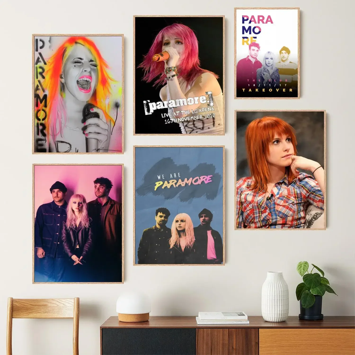 paramore Canvas Art Poster and Wall Art, Picture Print, Modern Family Bedroom Decor, Posters