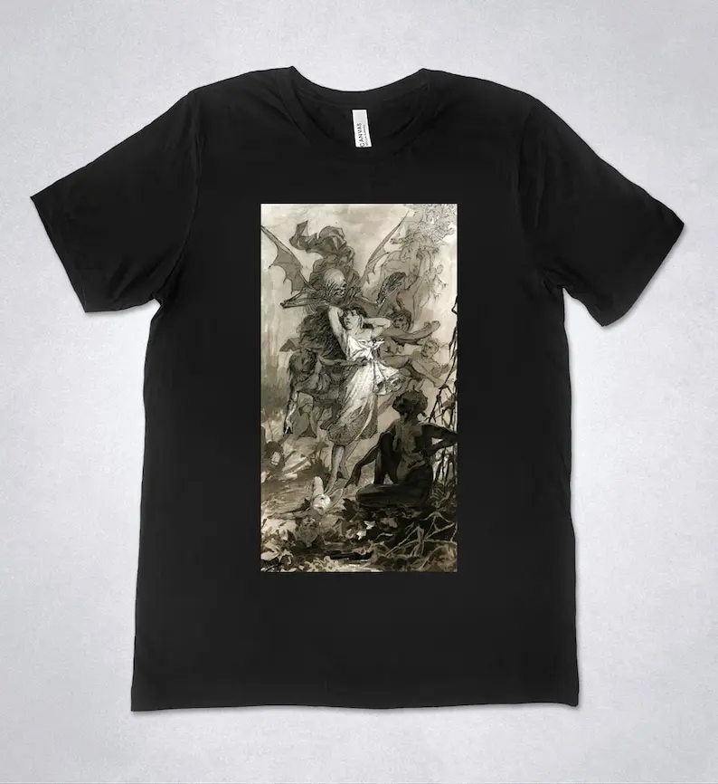 

Alphonse Mucha t-shirt - The Dance Of Death, Mucha t-shirt, Death t-shirt, Symbolism, Art t-shirt