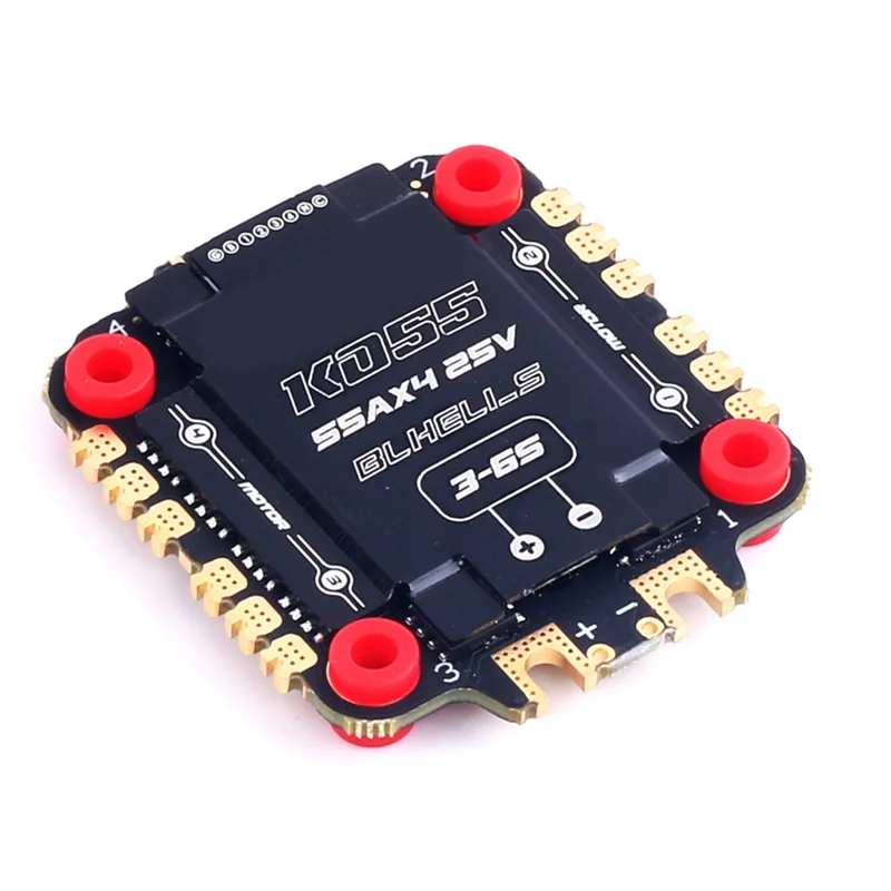 

B78B-KO55 55A 3-6S Brushless ESC 4 In 1 Blheli_S Dshot600 30.5*30.5Mm For RC FPV Racing Freestyle Drones
