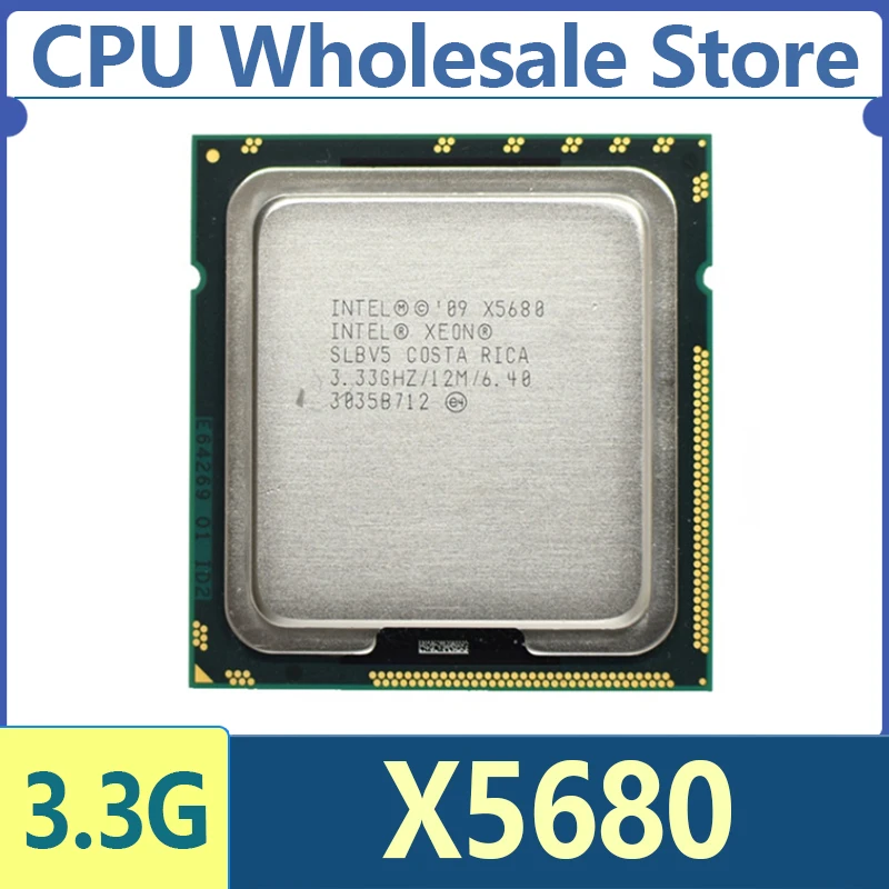 Processador Intel Xeon X5680 3,3 GHz de seis núcleos e doze threads 12M 130W LGA 1366