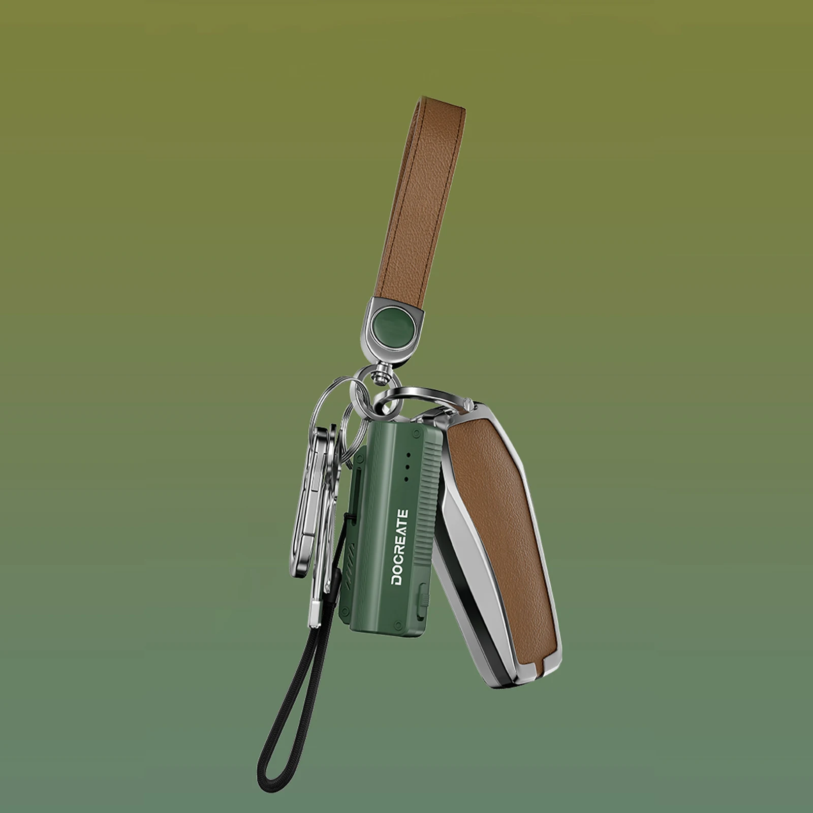 Portable Combustible Gas Leak Detector 50-1000PPM Range Mini Combustible Gas Detector Buzzer Alarm with High Sensitivity Sensor