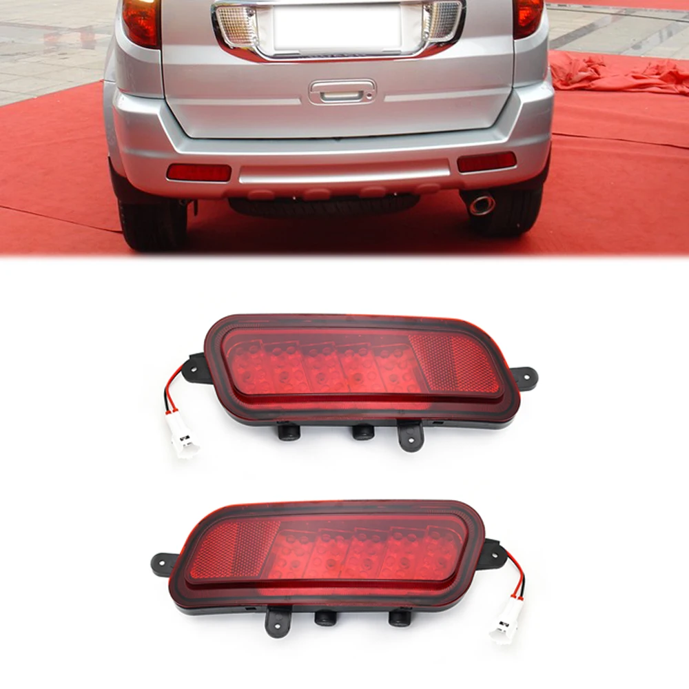 LED Left Right Fog Lamps Rear Bumper Reflector Brake Light Fog Lamp For Great Wall Haval Hover CUV H3